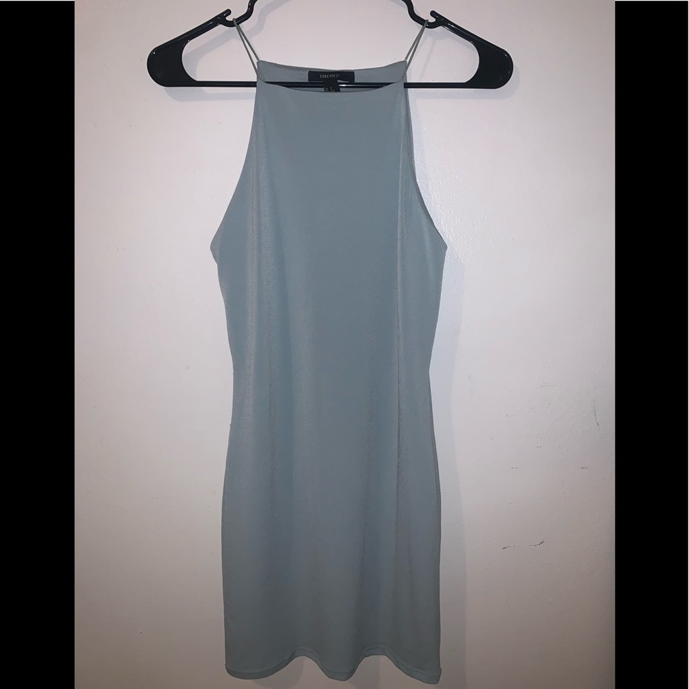 Baby Blue Short Dress